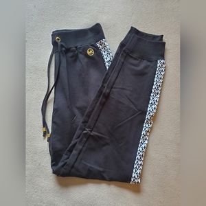 Michael Kors Black Joggers MK Logo